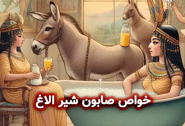 خواص صابون شیر الاغ