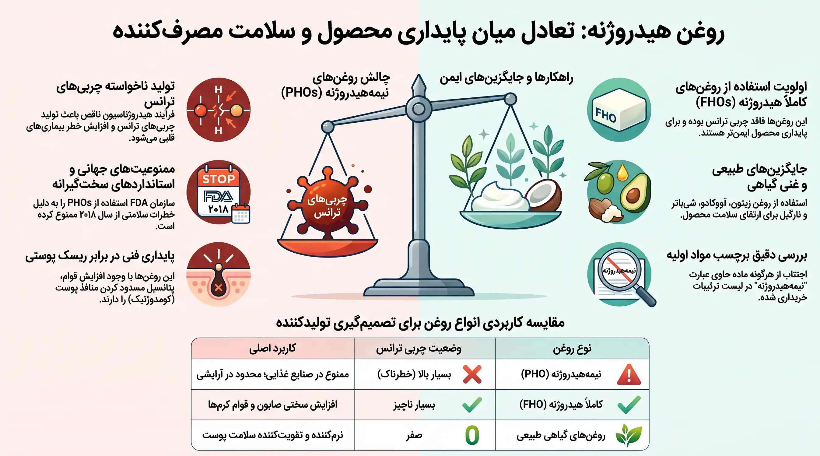 اینفوگرافیک روغن هیدروژنه