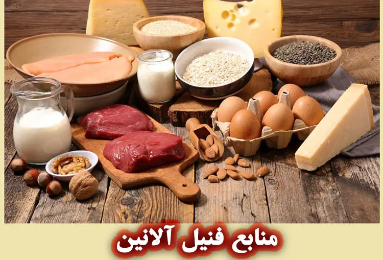 منابع طبیعی فنیل‌آلانین