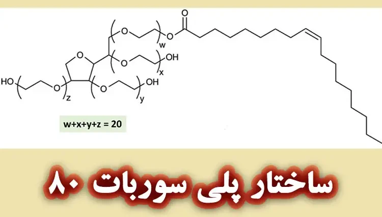 ساختار پلی سوربات 80 (تویین 80)