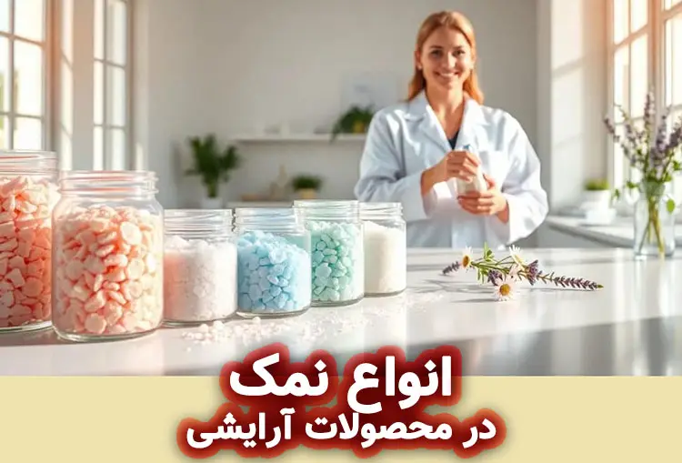 نمک : کاربرد انواع نمک در تولید محصولات آرایشی و بهداشتی