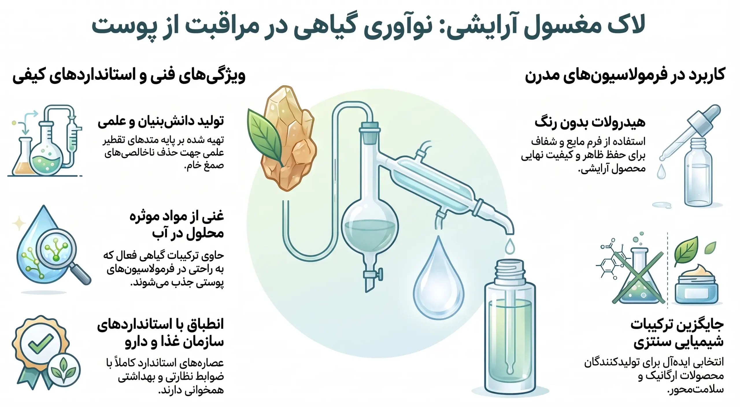 کاربرد لاک مغسول در محصولات آرایشی کاربرد لاک مغسول در محصولات آرایشی