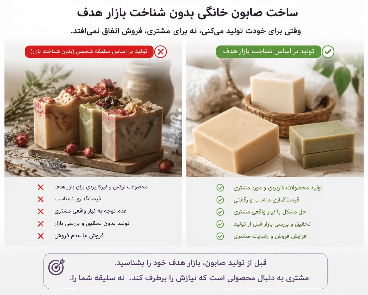 ساخت صابون دست ساز بر اساس نیاز مشتری ساخت صابون دست ساز بر اساس نیاز مشتری