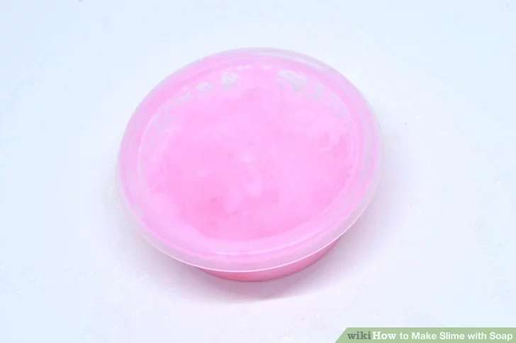 نگهداری از اسلایم صابون در ظرف مناسب